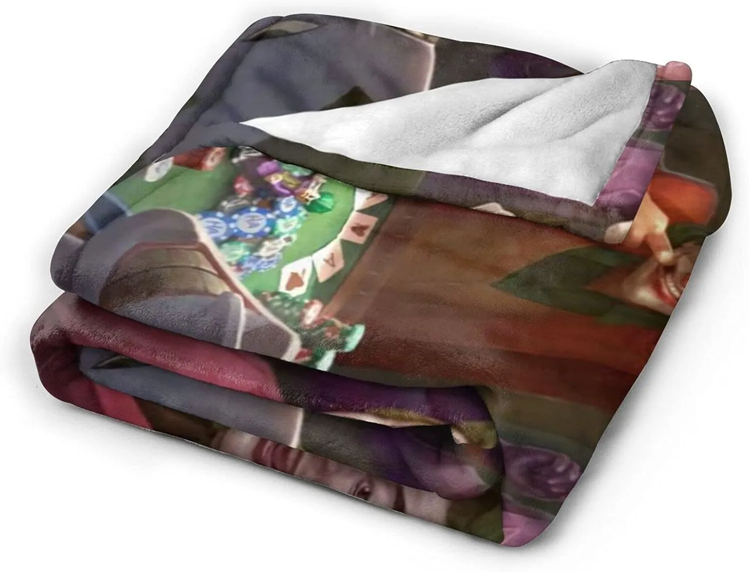 Jokers Blanket Throw Blankets Ultra Soft Flannel Lightweight Throws for Couch, Bed, Plush Fuzzy Flannel Microfiber Warm Thermal Blanket All Seasons Use 80"x60"