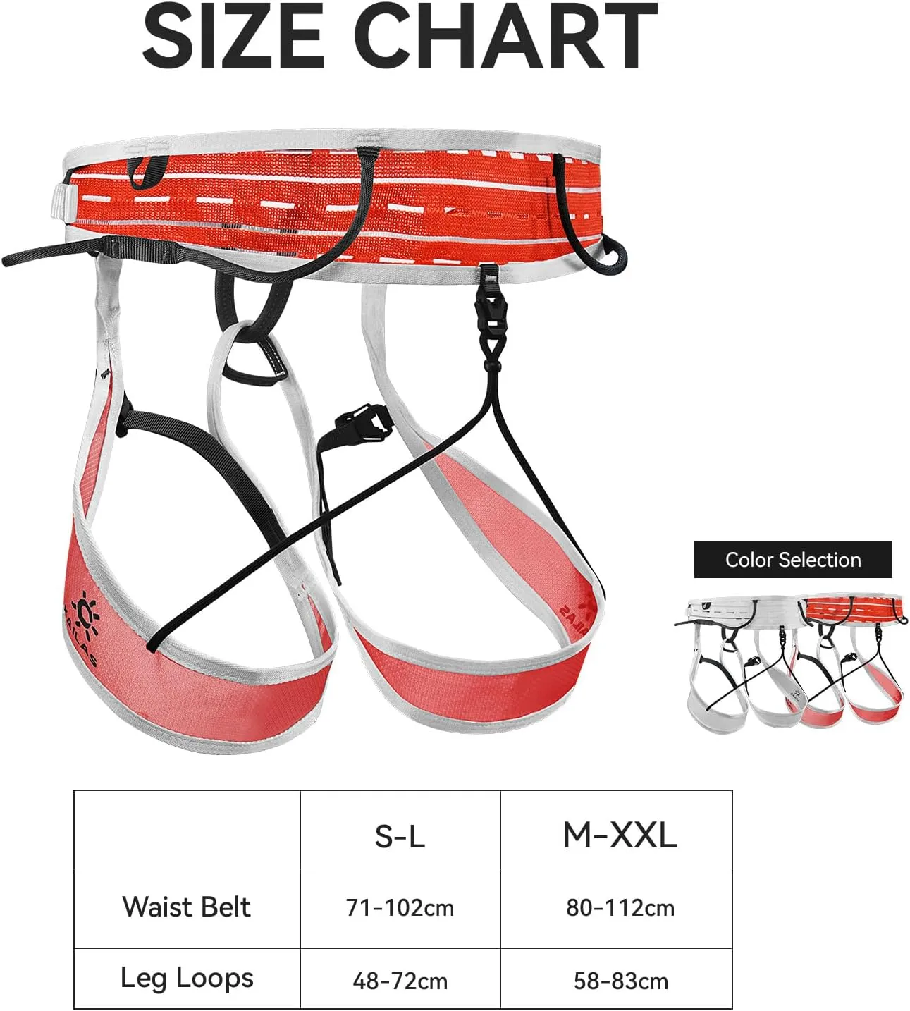 KAILAS Professional Mountaineering Harness Lightweight Rock Climbing Men Ski Harness Adjustable Comfortable