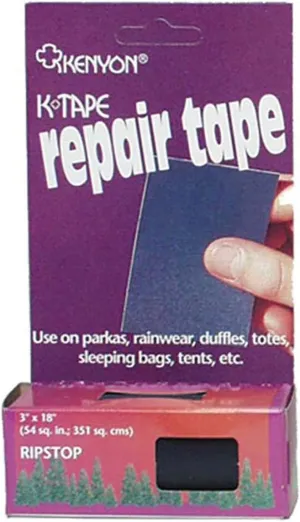 Kenyon K-Tape Repair Tape for Ripstop, Assorted Color, Pack of 24