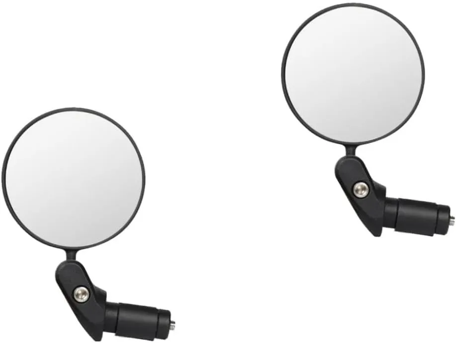 KESYOO 2pcs Adjustable Rearview Mirror for Bicycles Compact Convex Bike Mirror for Handlebar Shockproof Design for Enhanced Safety and Easy Installation