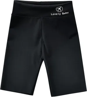Kids Girls Yoga Shorts High Waist Elastic Waist Tight Trousers with Letter Print Toddler Girls Dance Short