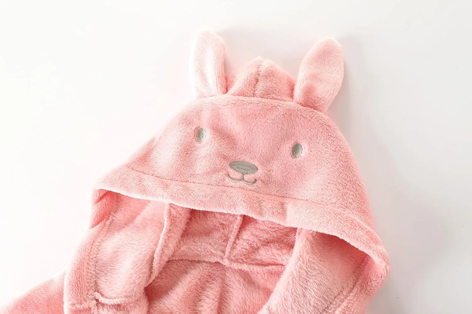 Kids Toddler Flannel Bath Ro𝐛e Winter Cute Animals Hooded Bath Ro𝐛e Long Sleeve Solid Color Little Boy Dinosaur paj𝐚mas