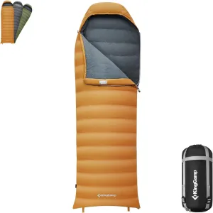 KingCamp Sleeping-Bags Down Sleeping Bag for Adults, Recycled 700 FP Cold Weather 3-4 Season Sleeping Bag
