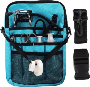 Kit Practical Waist Bag for Nurses,Fanny Pack for Work Nurse Fanny Pack,Nurse Utility Belt Organizer Bag (Blue)