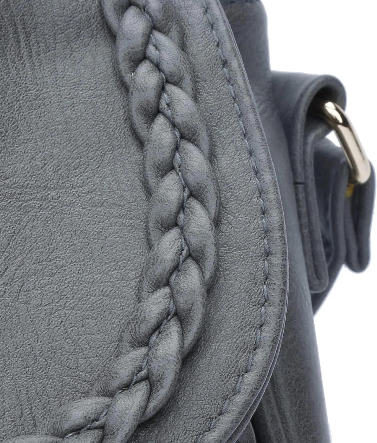 KKXIU Casual Flap Saddle Crossbody Bags for Women Purses and Handbags with Tassel
