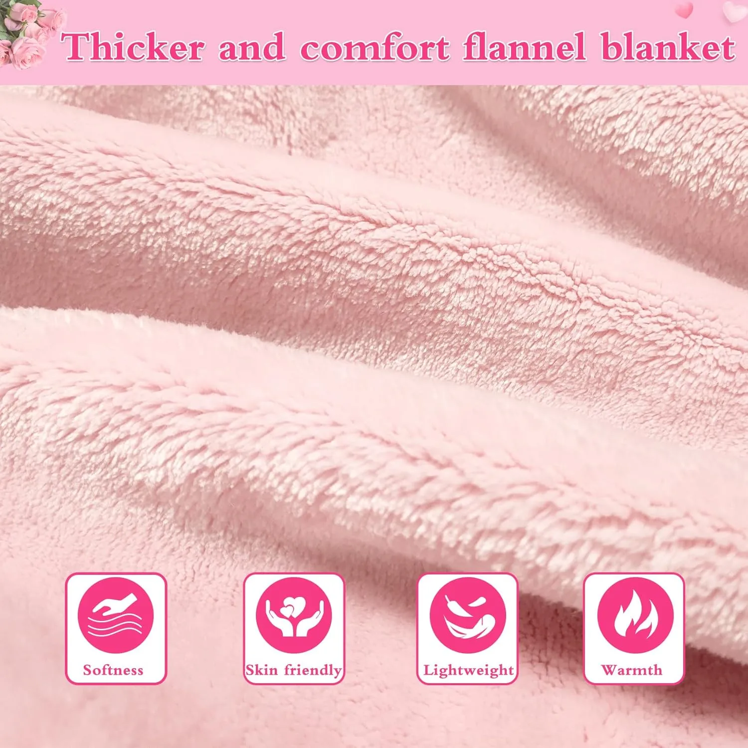 KPBLIS Wearable Blanket Hoodie Gifts for Women and Men, Oversized Hooded Blankets Sweatshirt Adult Birthday Gifts for Mom Girlfriend Gifts, Cozy Fleece Blanket with Sleeves and Giant Pocket, Pink