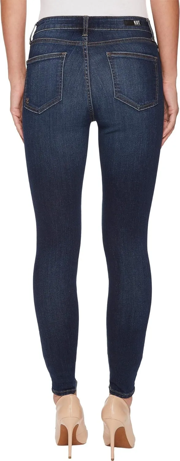 KUT from the Kloth Mia High-Rise Ankle Skinny Jeans