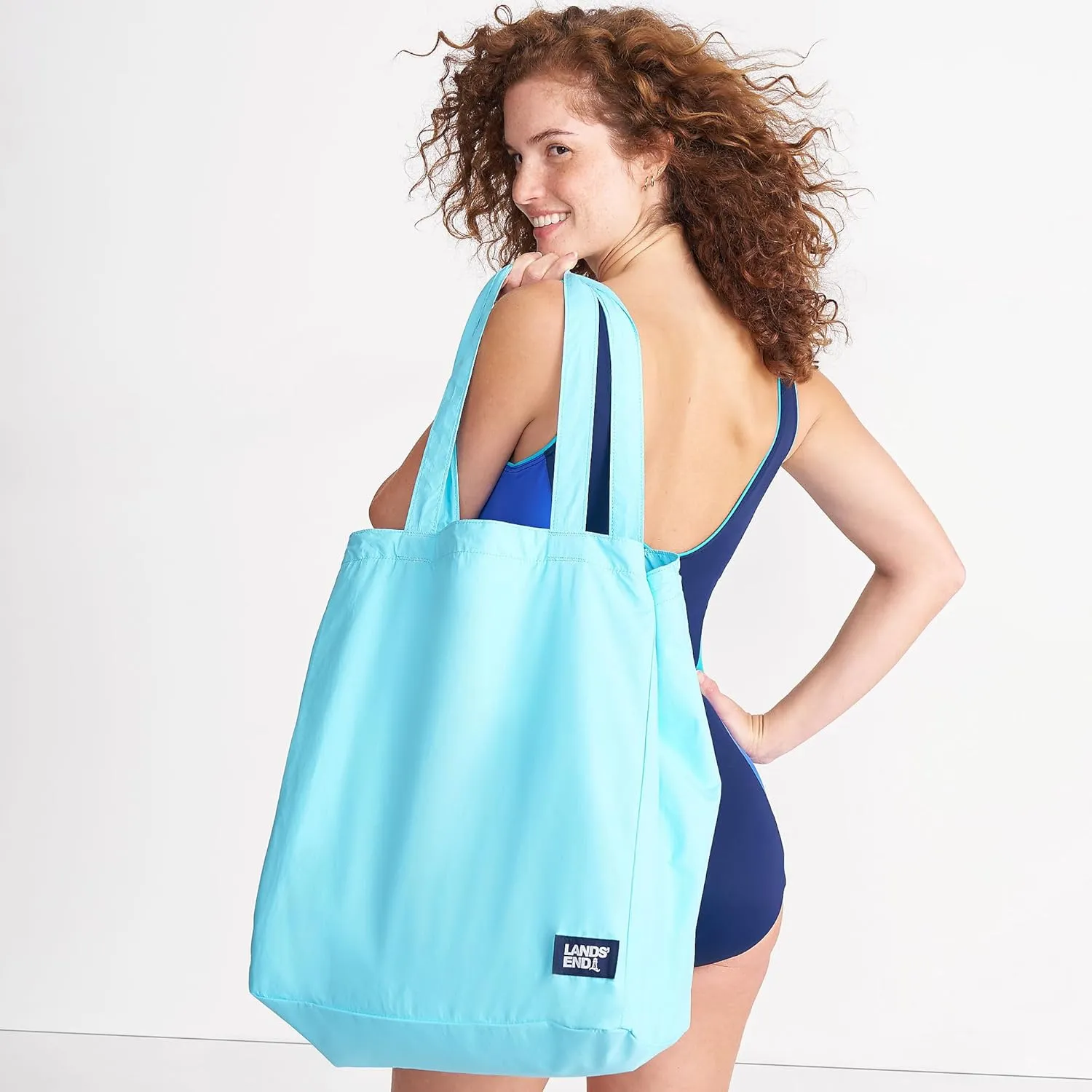 Lands' End Packable Beach Tote