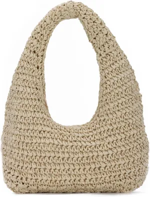 Lanpet Summer Beach Straw Hobo Bag for Women 2025 Casual Raffia Vacation Tote HandBag