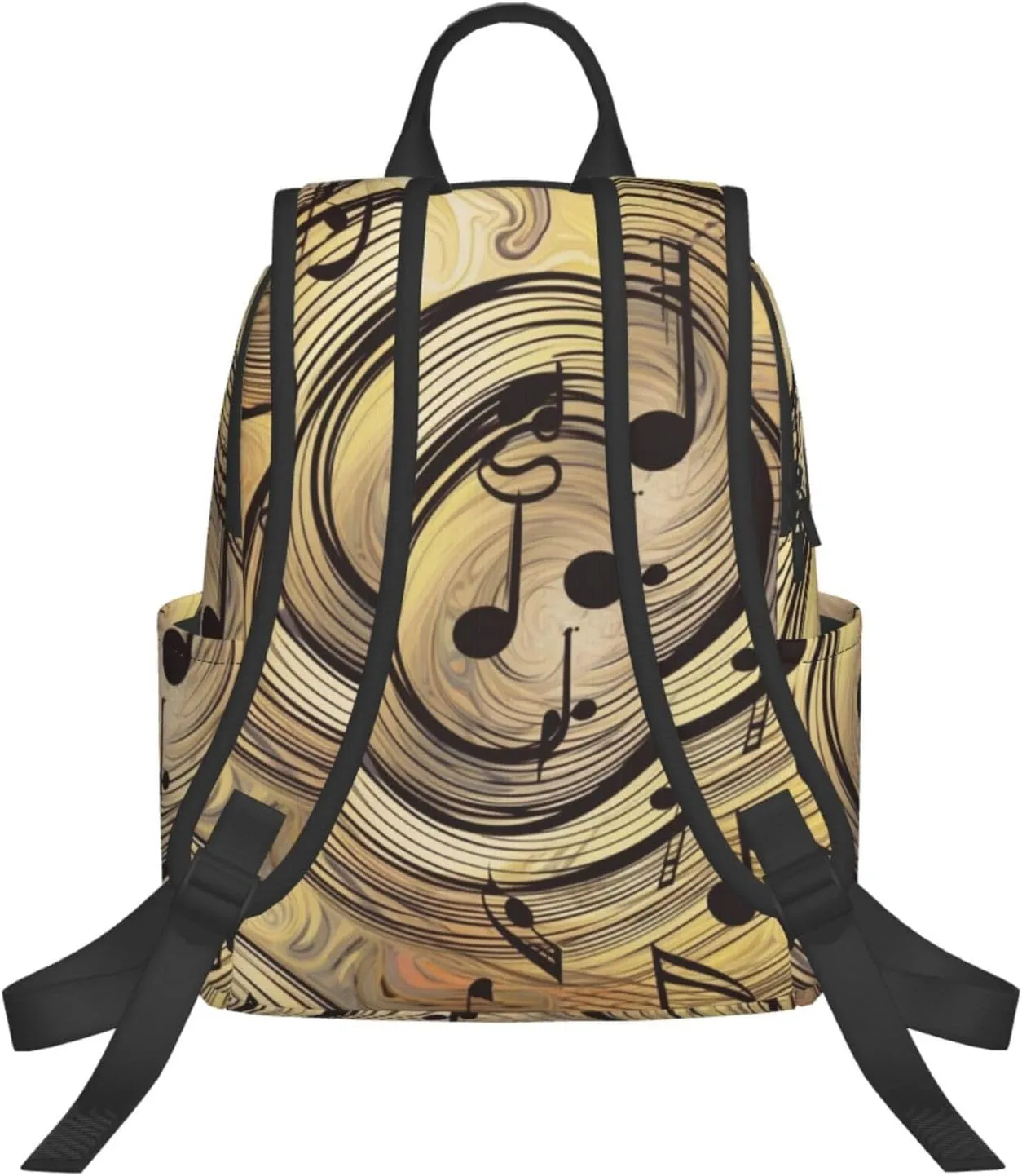 Laptop Backpack 14.7 Inch with Compartment Muisc Note Laptop Bag Lightweight Casual Daypack for Travel