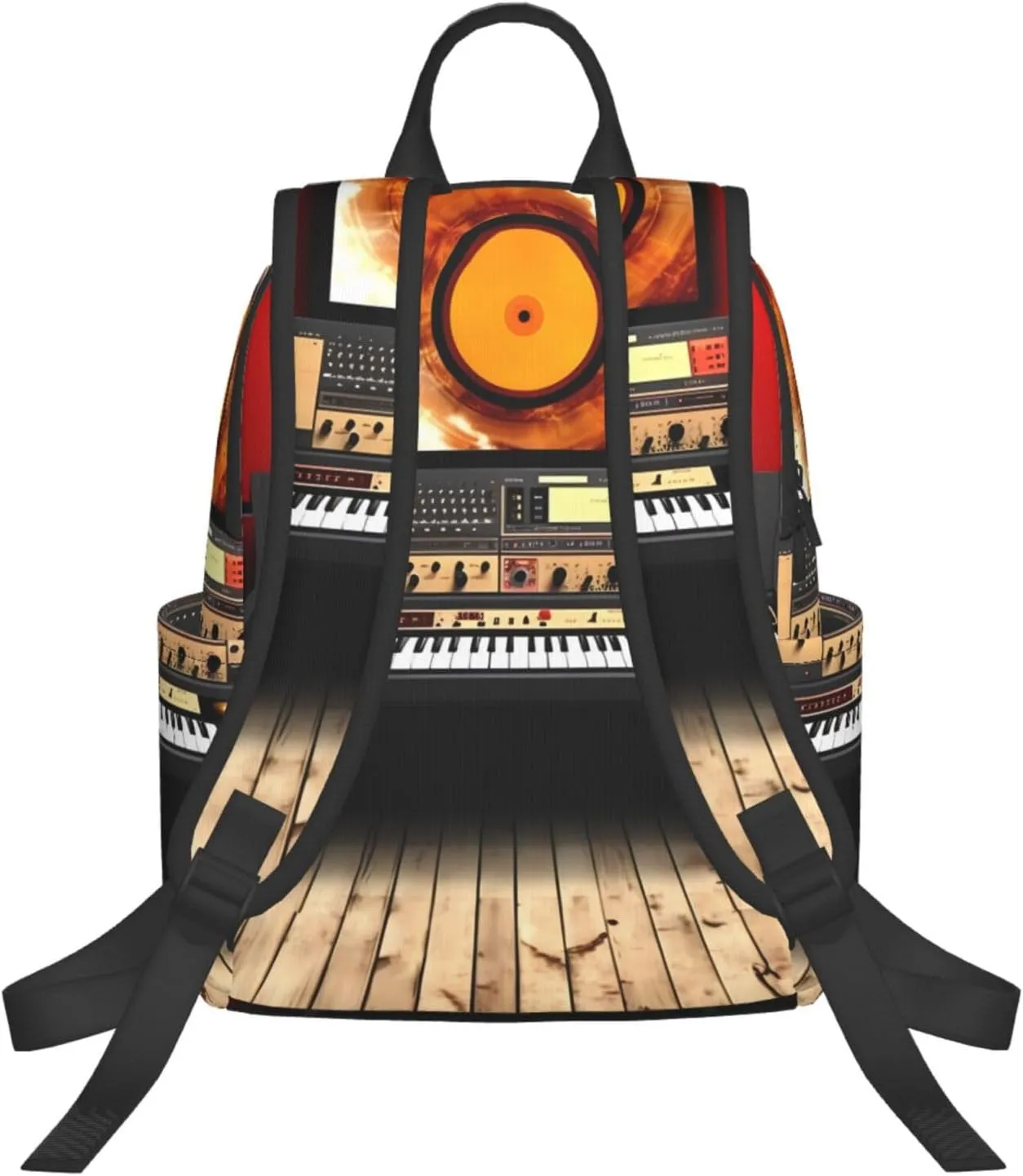Laptop Backpack 14.7 Inch with Compartment music studio Laptop Bag Lightweight Casual Daypack for Travel