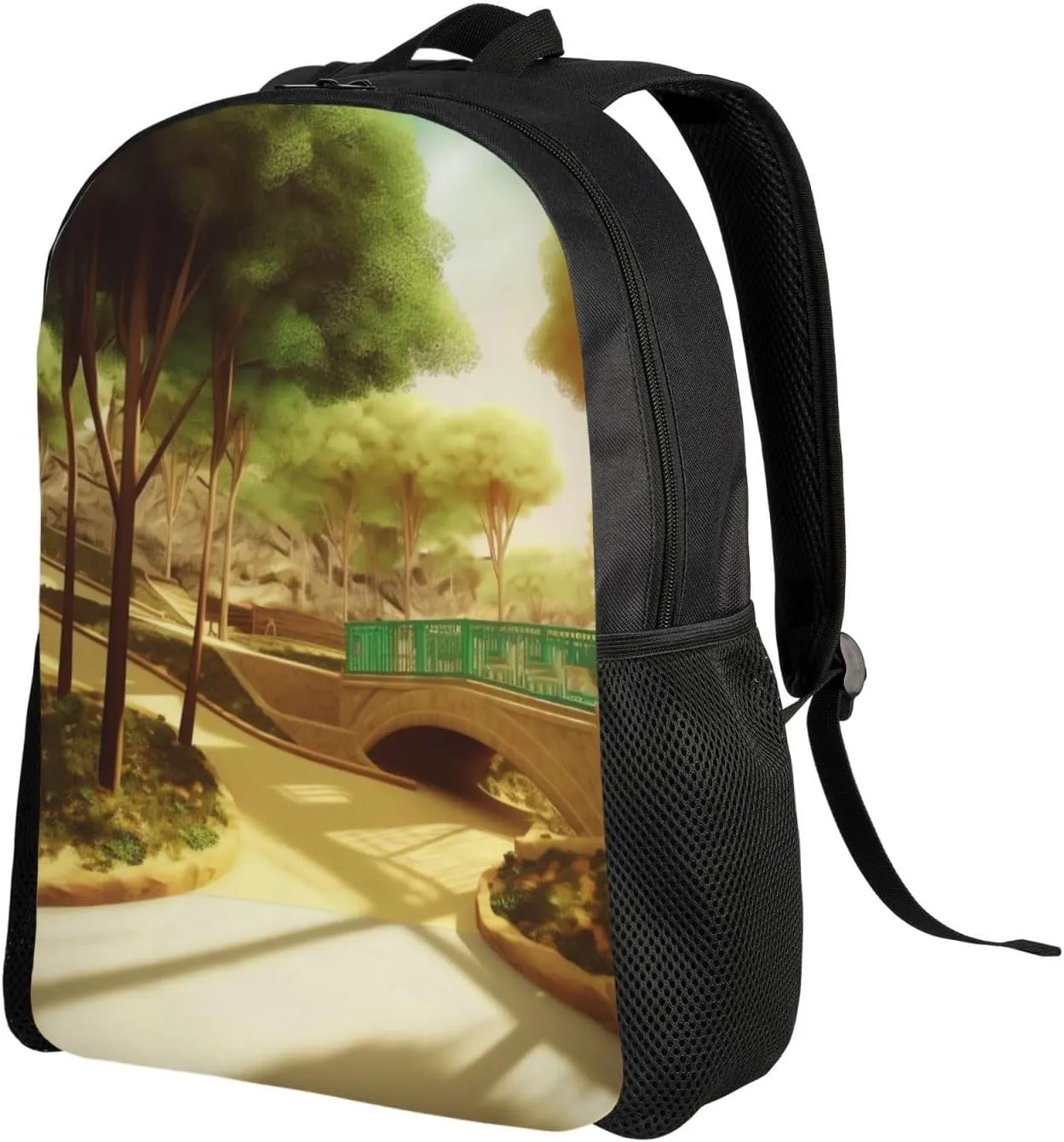 Laptop Backpack 16.1 Inch with Compartment Park Laptop Bag Lightweight Casual Daypack for Travel