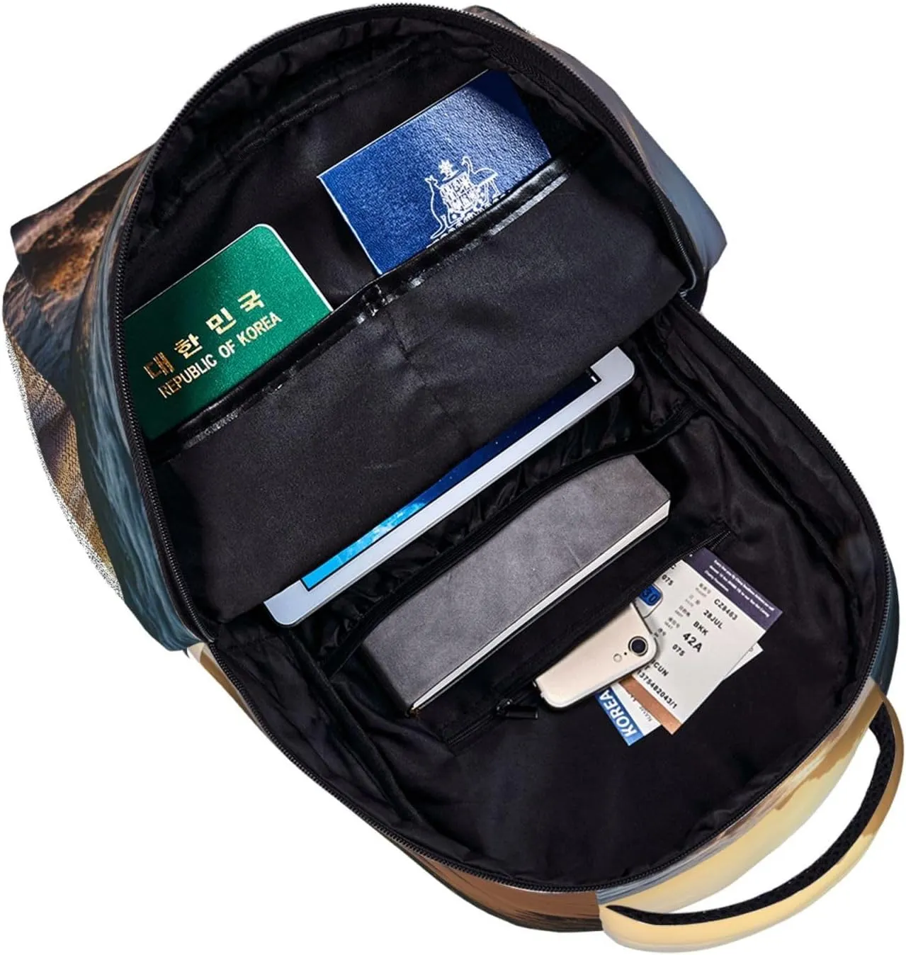 Laptop Backpack for Men Women Lightweight Travel Backpack Beach View Daypack Laptop Bag for Travel