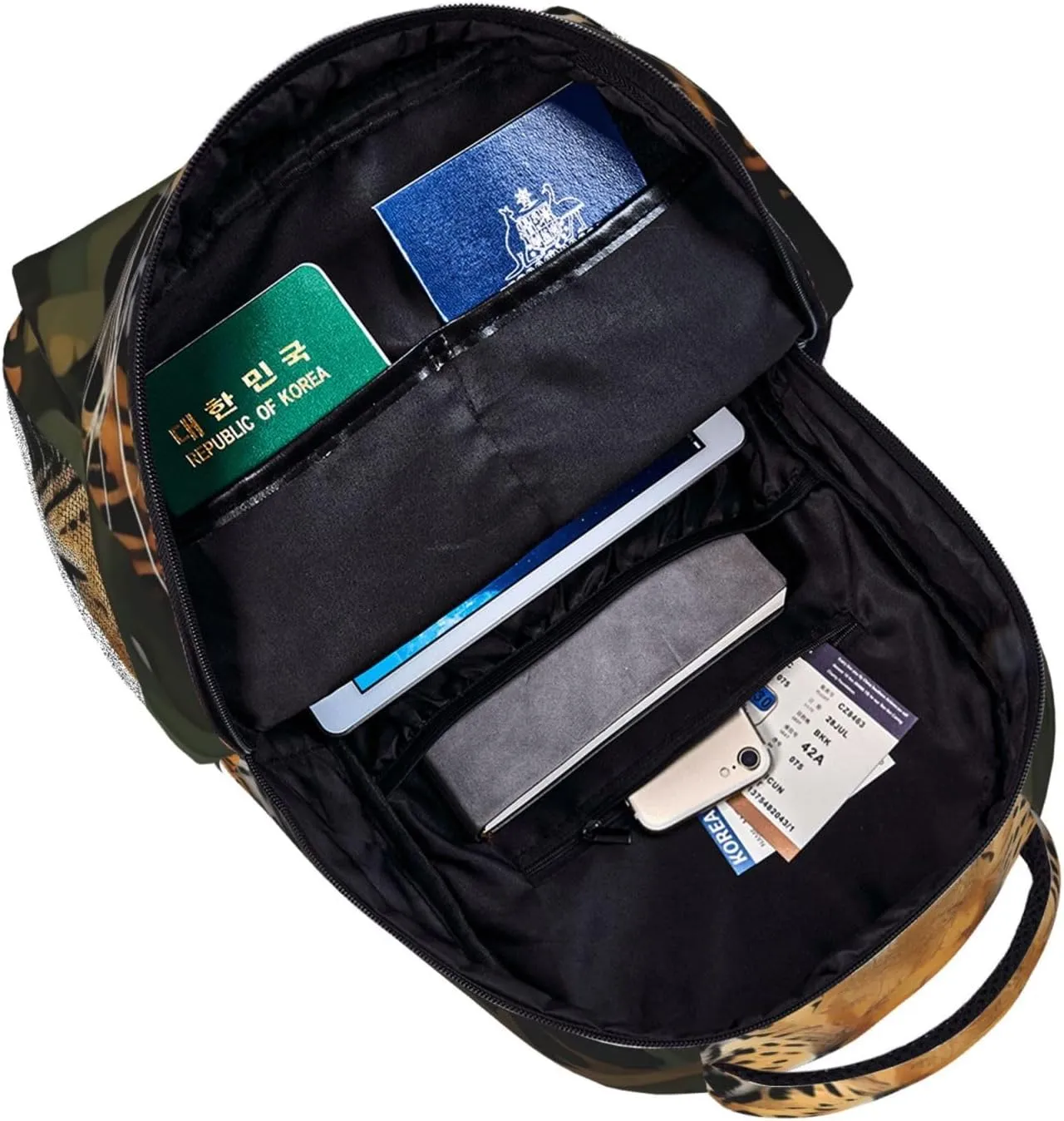 Laptop Backpack for Men Women Lightweight Travel Backpack Jungle leopard Daypack Laptop Bag for Travel