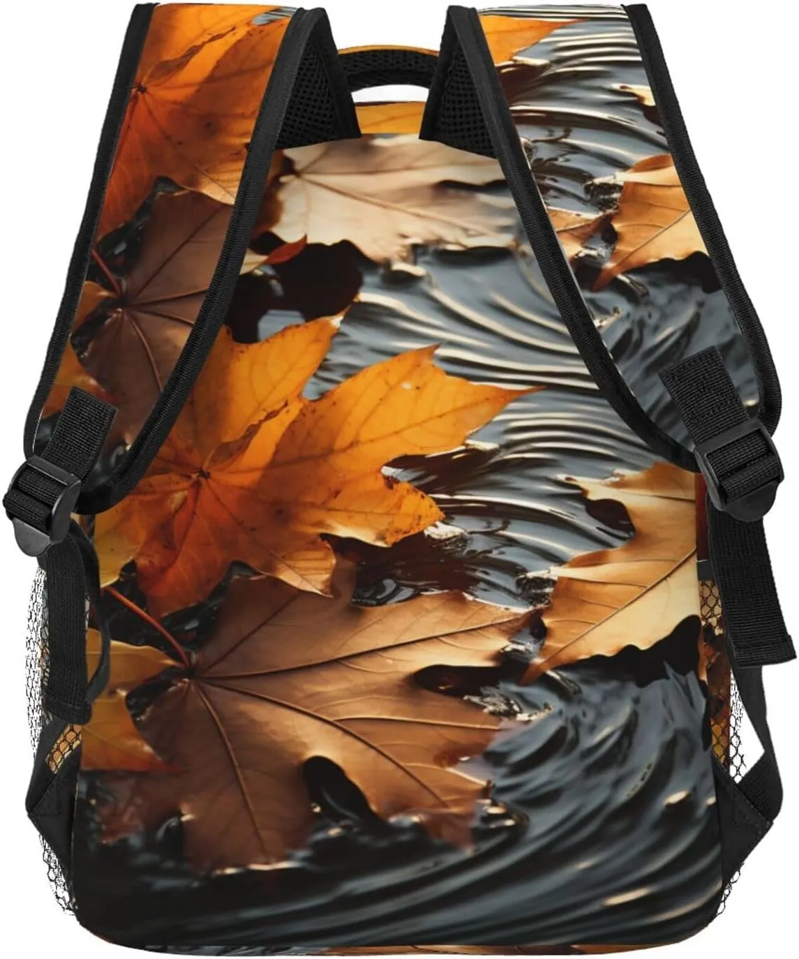 Laptop Backpack Lightweight Daypack for Men Women Fall Leaves Backpack Laptop Bag for Travel Hiking