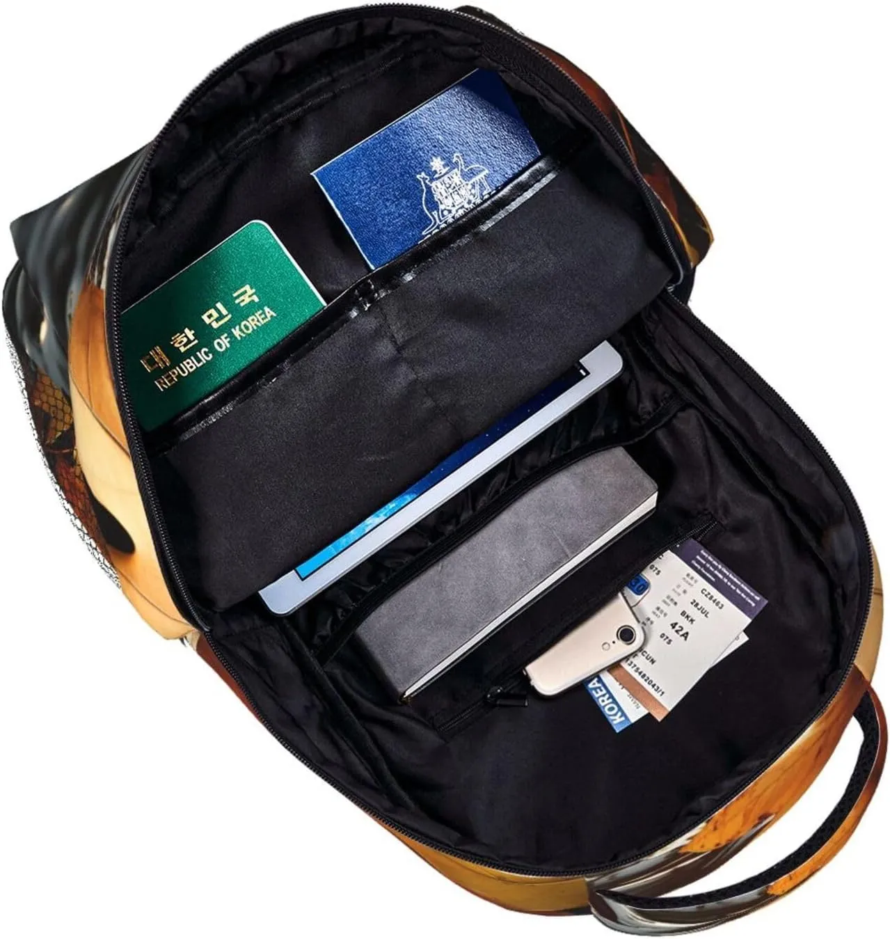 Laptop Backpack Lightweight Daypack for Men Women Fall Leaves Backpack Laptop Bag for Travel Hiking