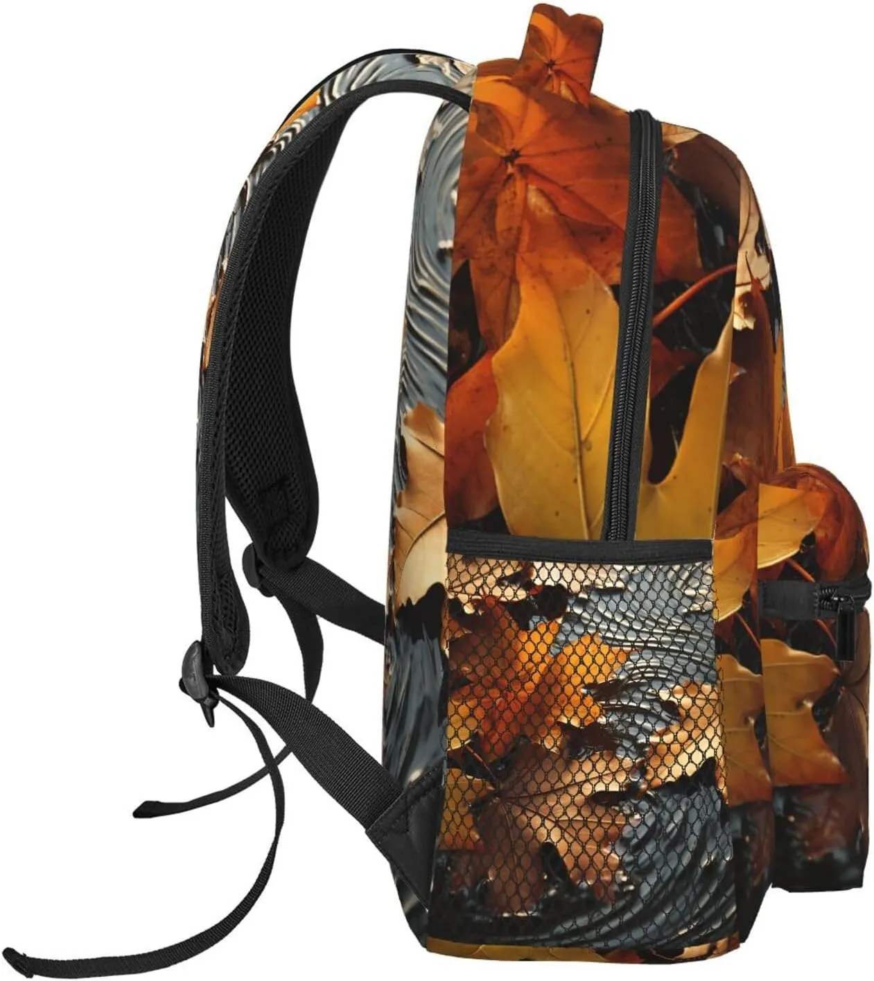 Laptop Backpack Lightweight Daypack for Men Women Fall Leaves Backpack Laptop Bag for Travel Hiking