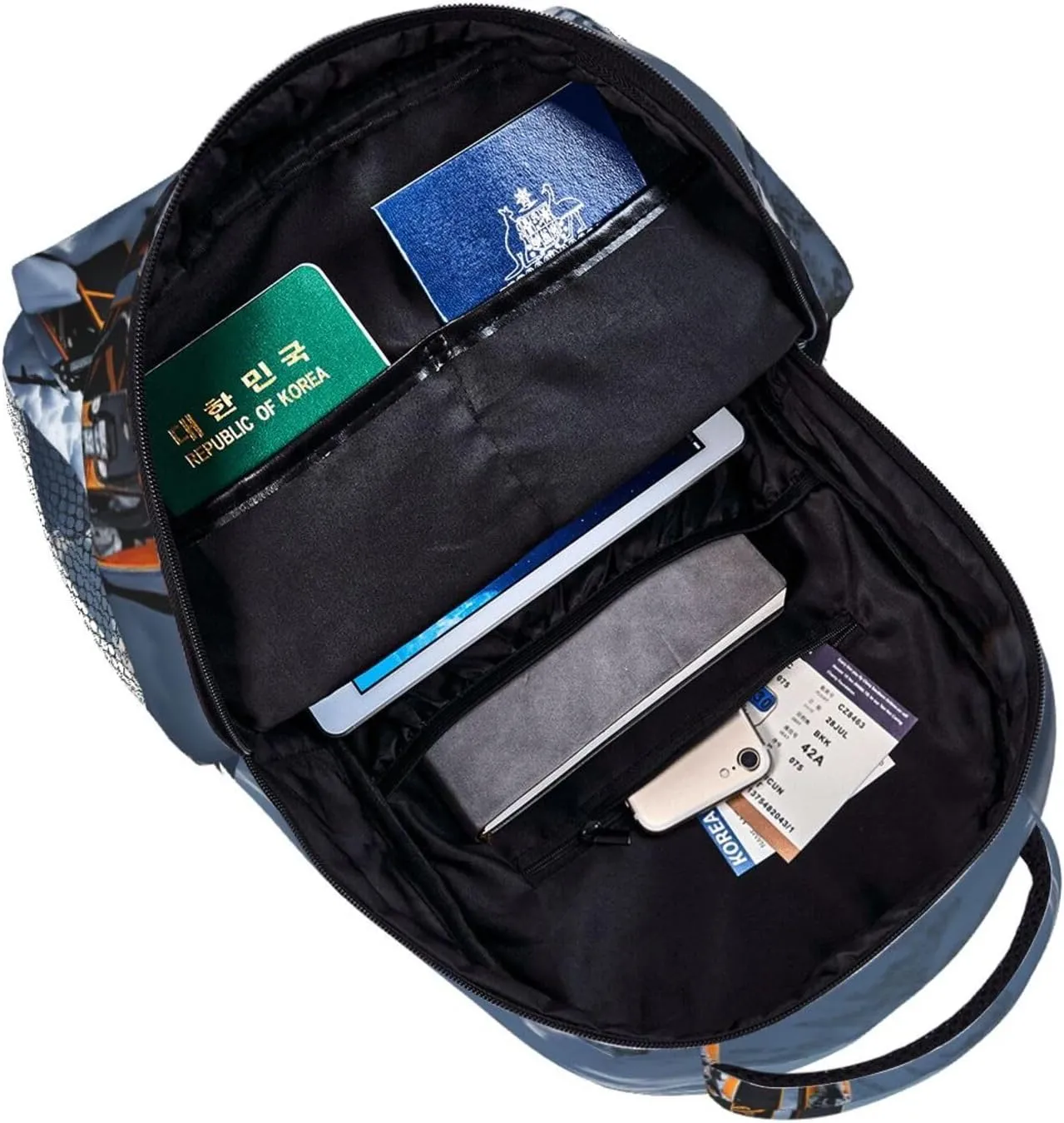 Laptop Backpack Lightweight Daypack for Men Women Skis on mountain Backpack Laptop Bag for Travel Hiking
