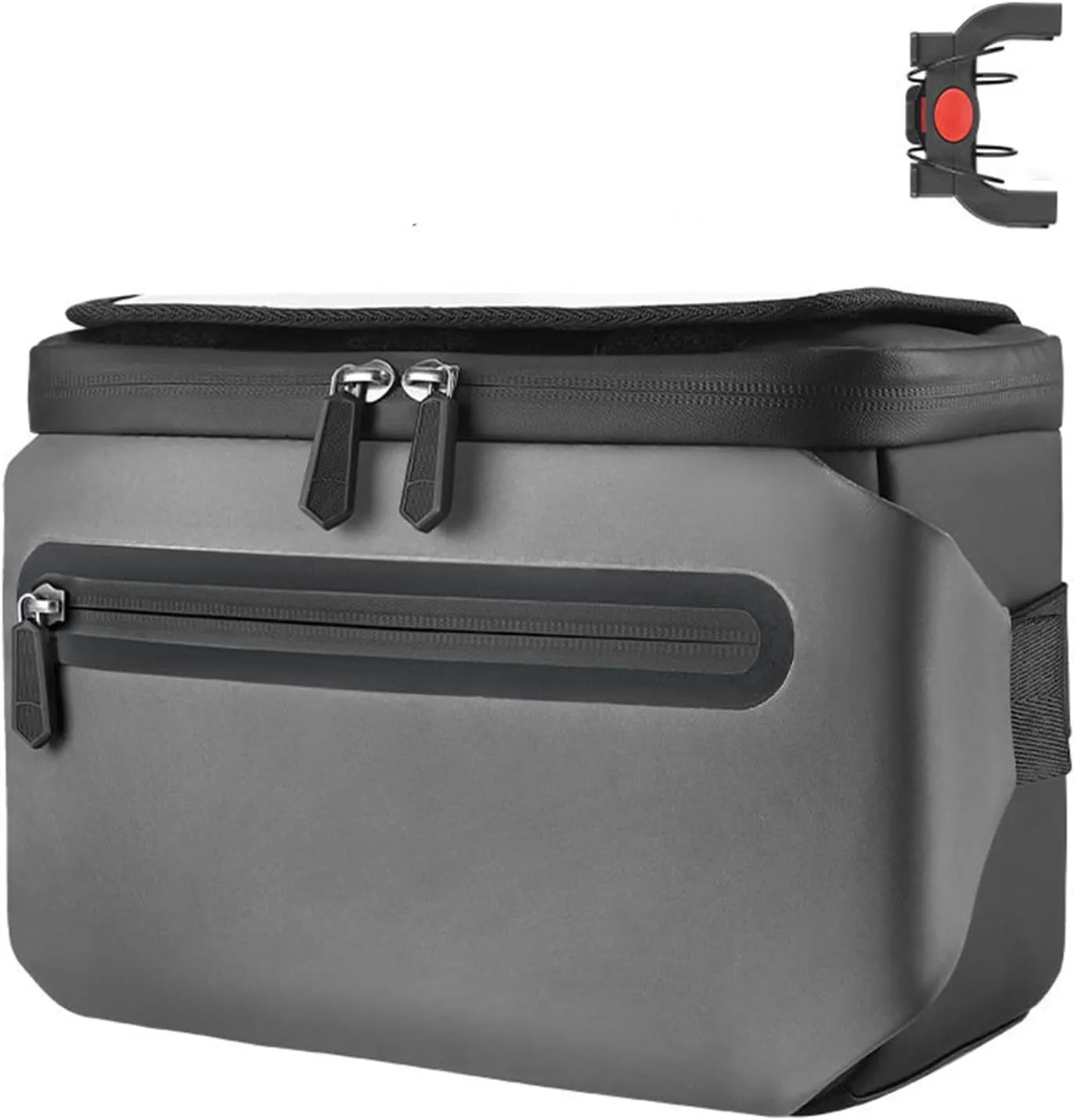 Large Bicycles Front Storage Pouches Reflective Cycling Handlebar Bag with Shoulder Strap Bike Front Frame Bag