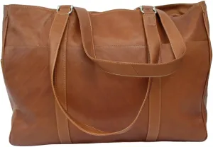 Large Shopping Bag, Saddle, One Size