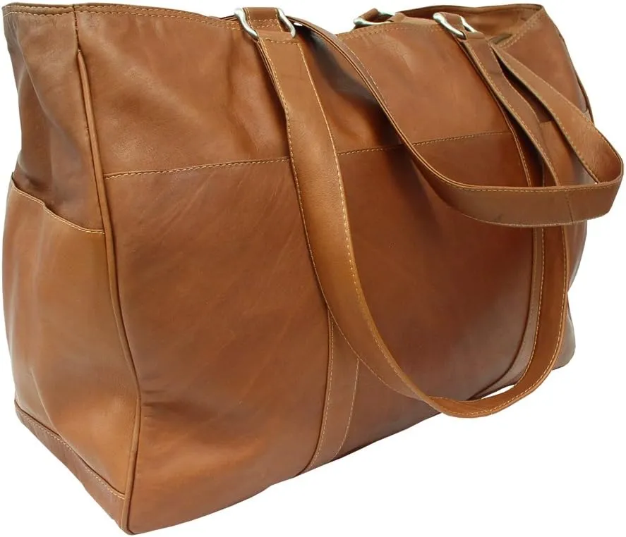 Large Shopping Bag, Saddle, One Size