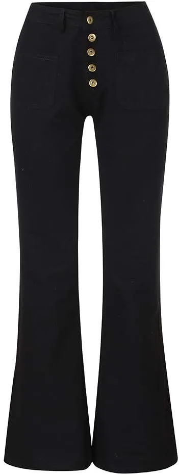 LCMTWX Black Pants for Women Poket Waisted Pants Trousers Up Women’s Casual Women's Jeans Black Pants for Women Clothes for
