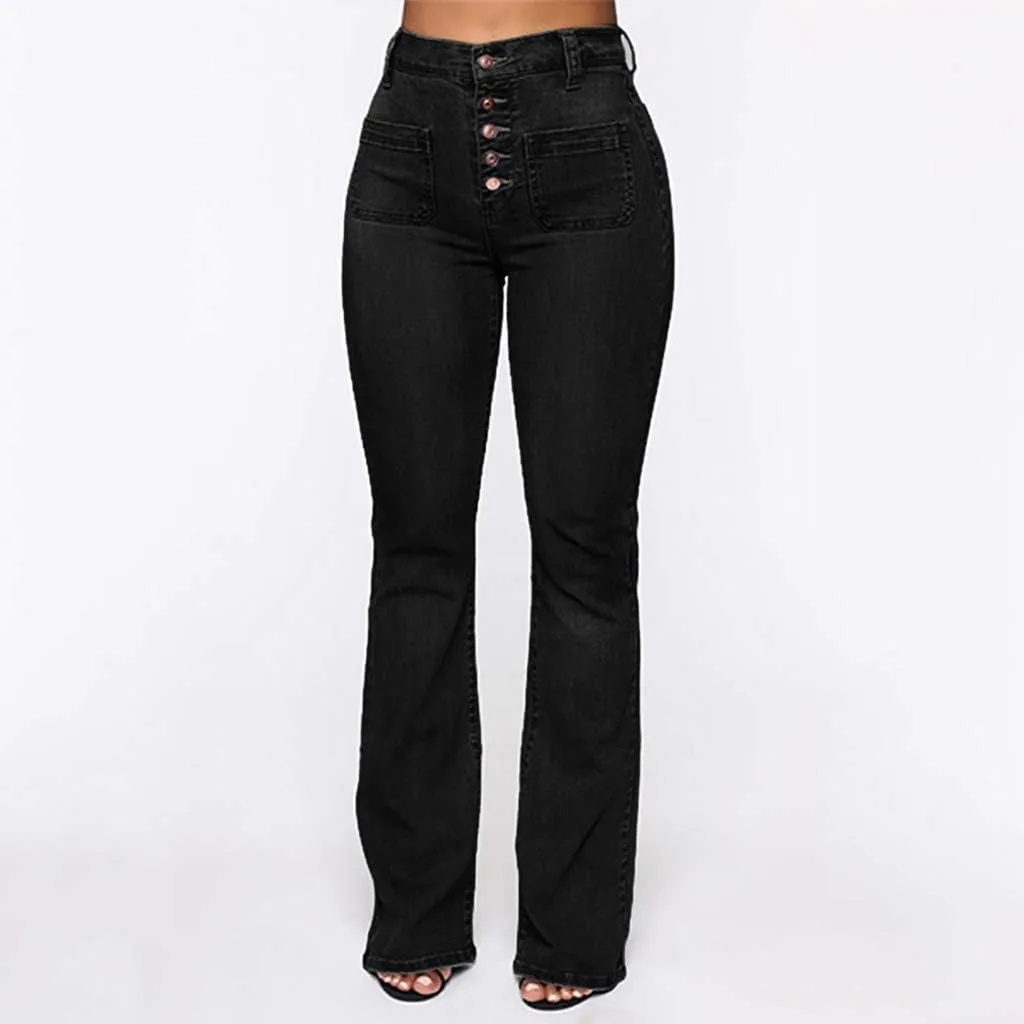 LCMTWX Black Pants for Women Poket Waisted Pants Trousers Up Women’s Casual Women's Jeans Black Pants for Women Clothes for
