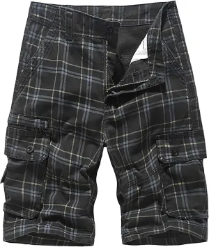 LCMTWX Khaki Shorts Leisure Overalls Summer Men's and Color Pants with Multi-Pocket Men's Pants Big and Tall Cargo Shorts