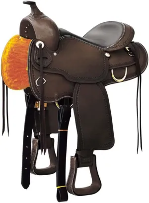 Leather Barrel Racing Western Horse Saddle Handmade Premium Horseback Comfort Riding Trail Equestrian Tooled Carved Horse Sdadles for Horse Riding Size: 10"-18" inches Seat, MOB282