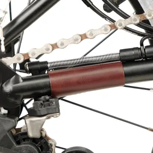 Leather Chain/Hook Protector for Brompton Bicycle (Brown)