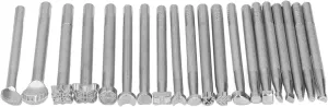 Leather Stamping Tools High Hardness 20 Patterns Saddle Making Tools Handwork Leather Crafts Bags