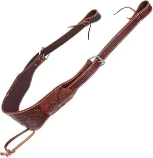 Leather Western Horse Saddle Girth Back Cinch Strap Western Horse Saddle Bucking Strap Rear Girth Flank Cinch Smooth Leather Size Length: 40 Buckle to Buckle & Width: 2.75 with 2 Buckles, LG27