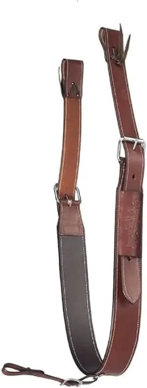 Leather Western Horse Saddle Girth Back Cinch Strap Western Horse Saddle Bucking Strap Rear Girth Flank Cinch Smooth Leather Size Length: 40 Buckle to Buckle & Width: 2.75 with 2 Buckles, LG28