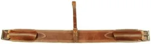 Leather Western Horse Saddle Girth Back Cinch Strap Western Horse Saddle Bucking Strap Rear Girth Flank Cinch Smooth Leather Size Length: 40 Buckle to Buckle & Width: 2.75 with 2 Buckles, LG47
