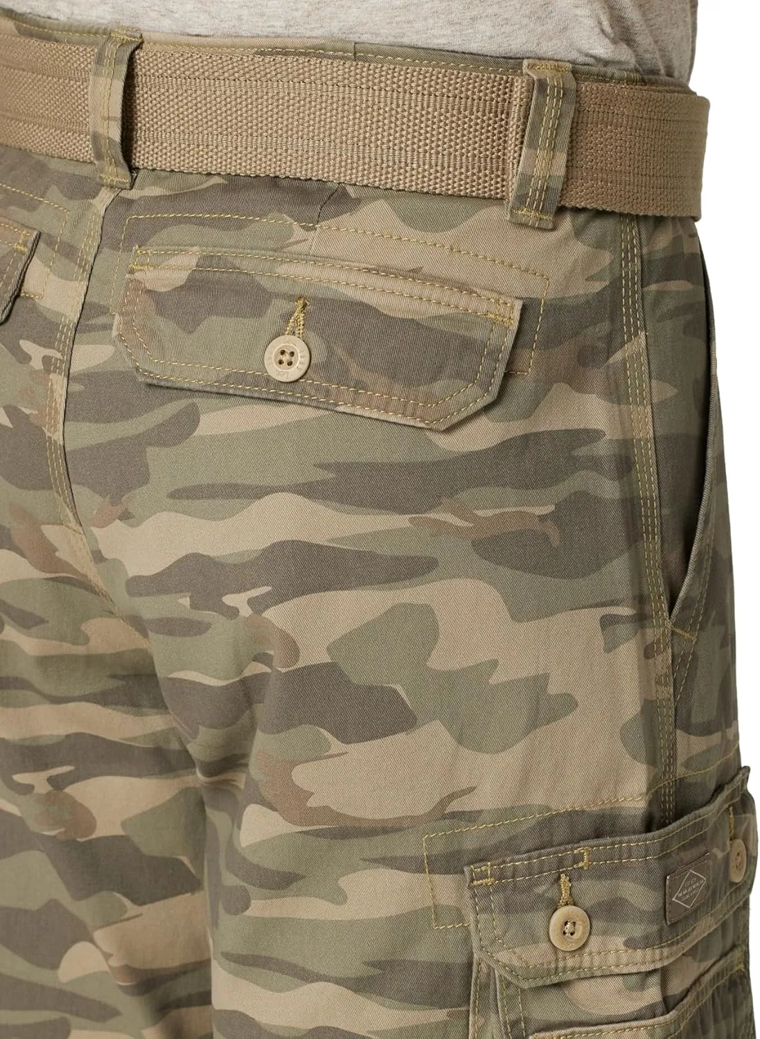 Lee Men's Dungarees New Belted Wyoming Cargo Short