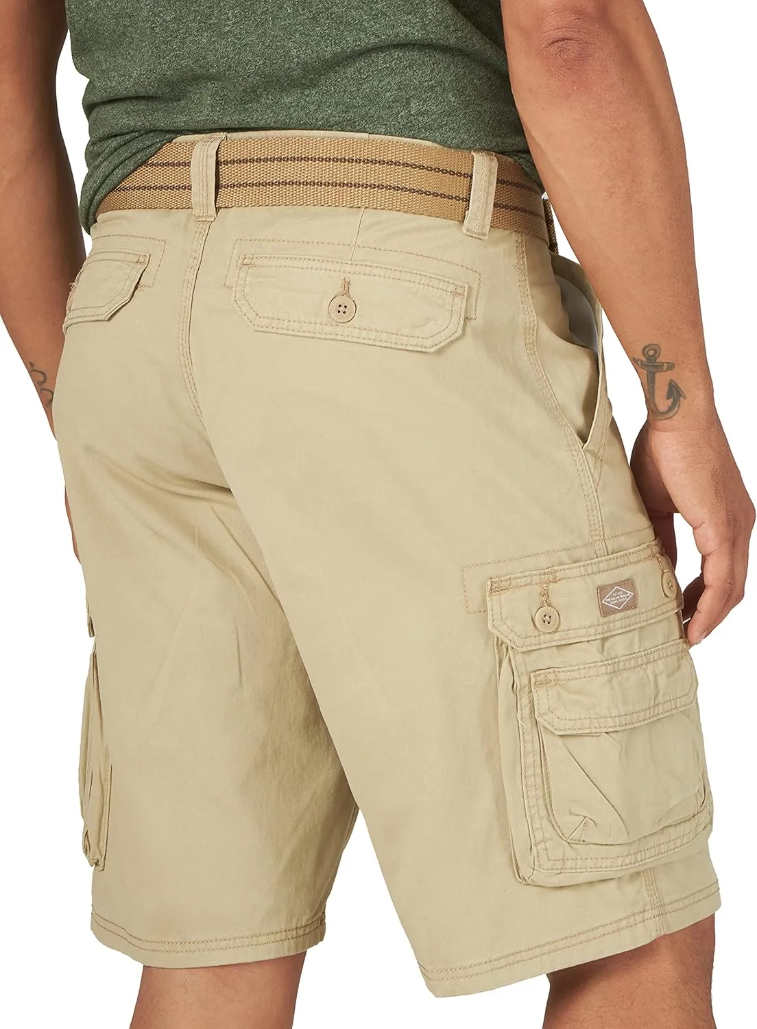 Lee Men's Dungarees New Belted Wyoming Cargo Short