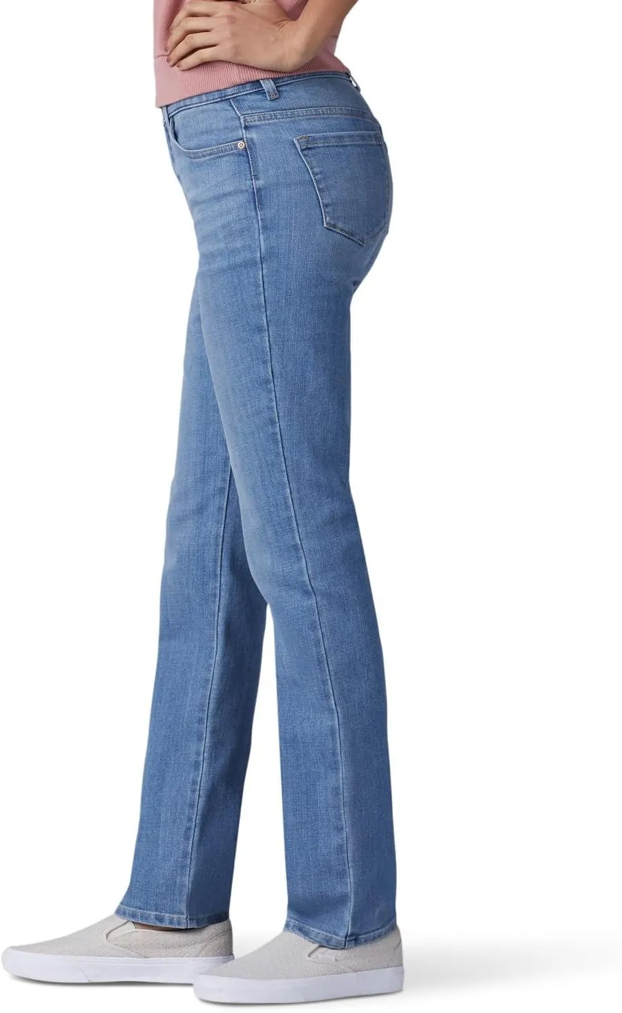 Lee Women's Instantly Slims Classic Relaxed Fit Monroe Straight Leg Jean