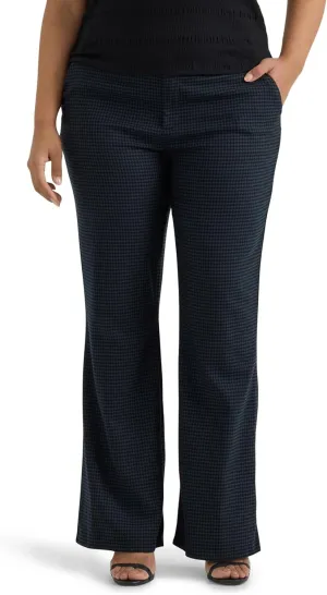 Lee Women's Plus Size Wrinkle Free Mid Rise Bootcut Pant