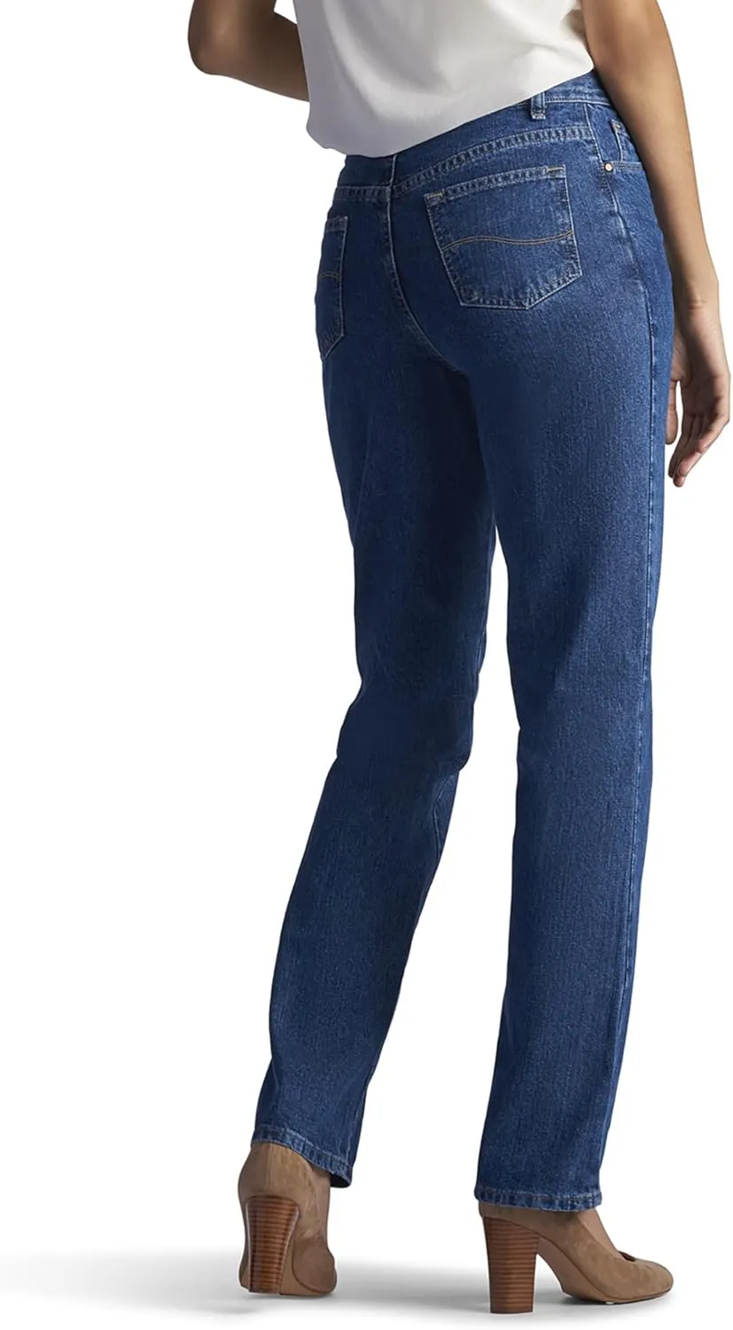 Lee Women's Relaxed Fit All Cotton Straight Leg Jean