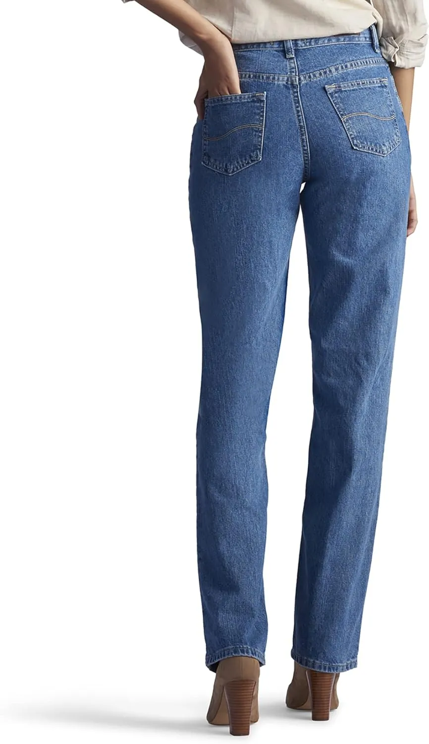 Lee Women's Relaxed Fit All Cotton Straight Leg Jean