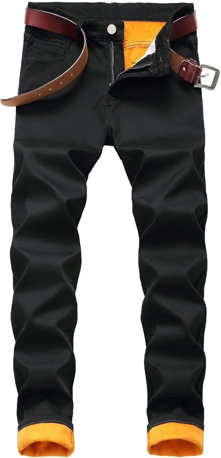 Leg Men's Pants Plus-Size Street Casual Jeans Man Jeans Men Stretch Jeans Mens Mens Relaxed Jeans Mens Straight