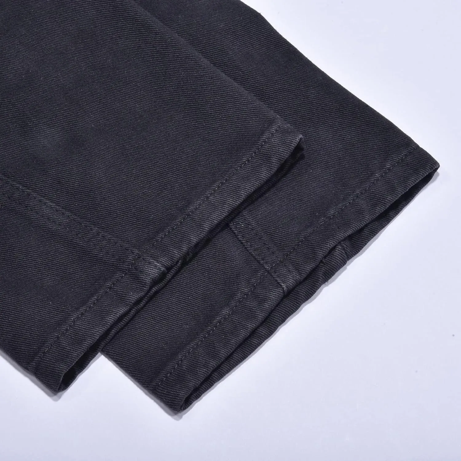 Leg Men's Pants Plus-Size Street Hip Hop Loose Work Long Trousers Jeans Pants Mens Jeans Men Jeans Regular Fit Jeans