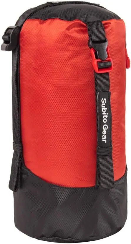 Lightweight Compression Stuff Sack, 5pcs Lightweight Compression Stuff Sack Water Proof Polyester Sleeping Bag for Camping Hiking Backpacking