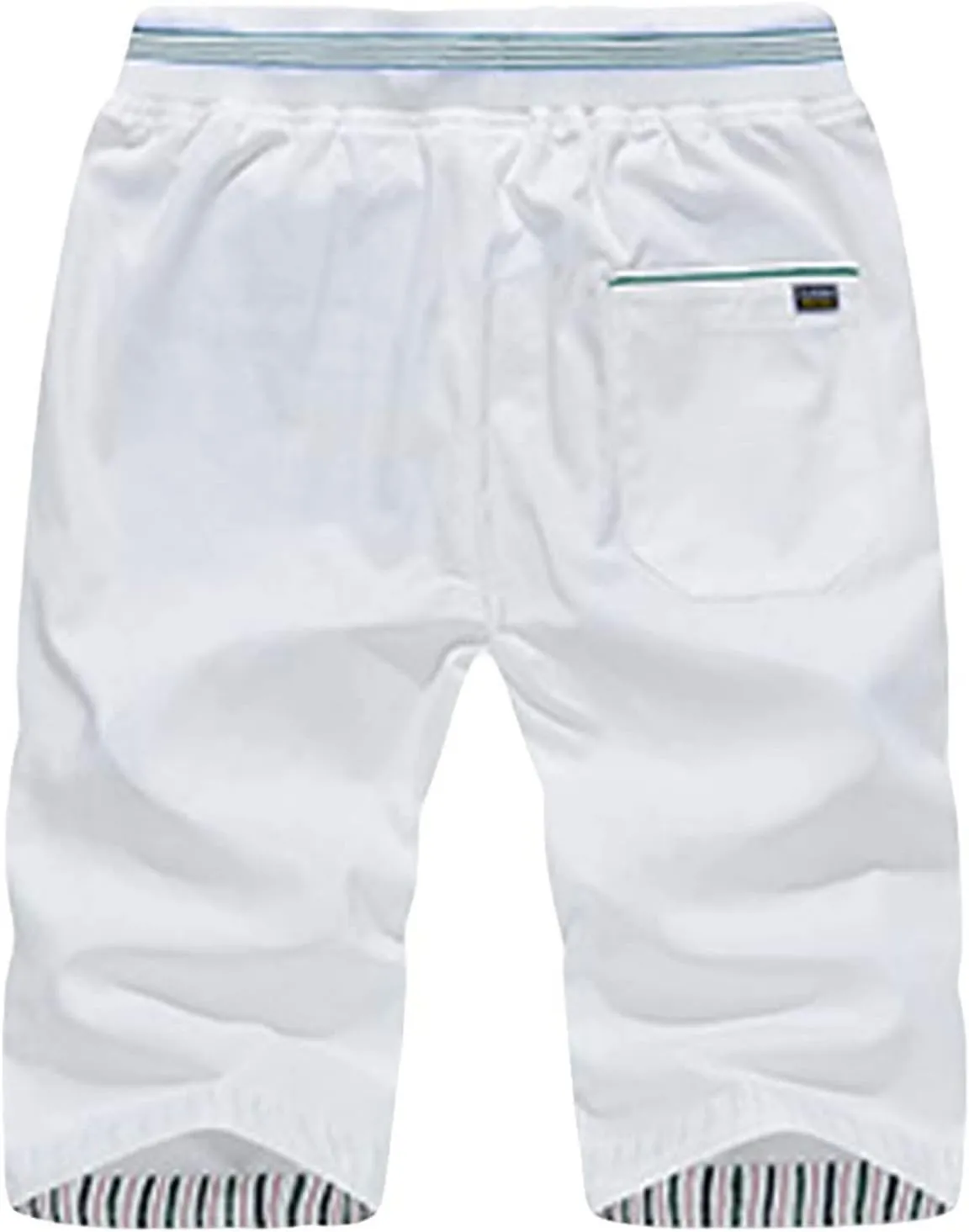 Linen for Men Tie Dye Sports Shorts Casual Beach Couple Pants Linen Beach Short Pant Swim Shorts Zipper Hiking