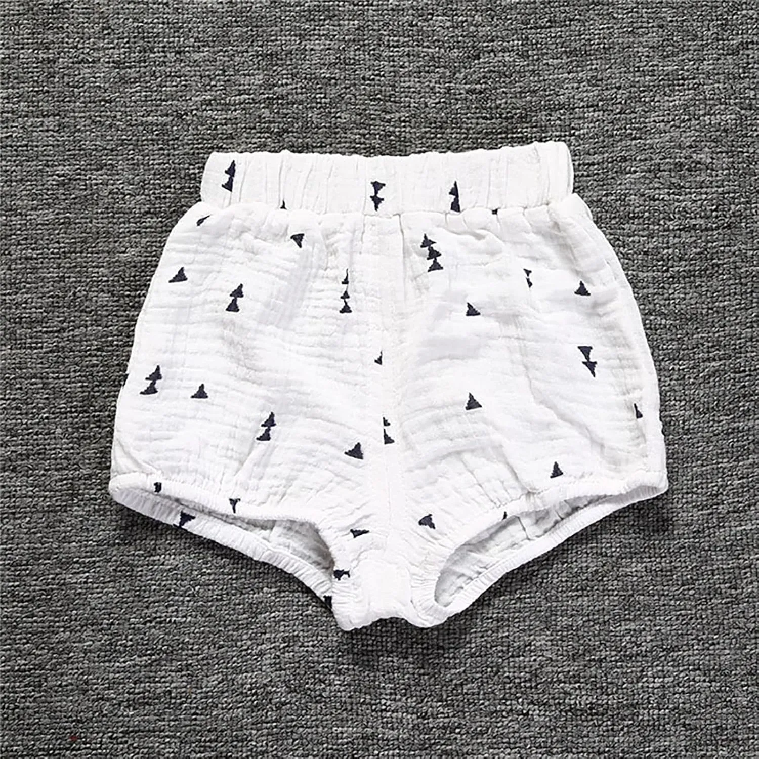 Little Baby Girls Boys Cotton Linen Blend Cute Shorts Baby Boys Girls Summer Solid Color Shorts Lndoor Home Sweat Pants