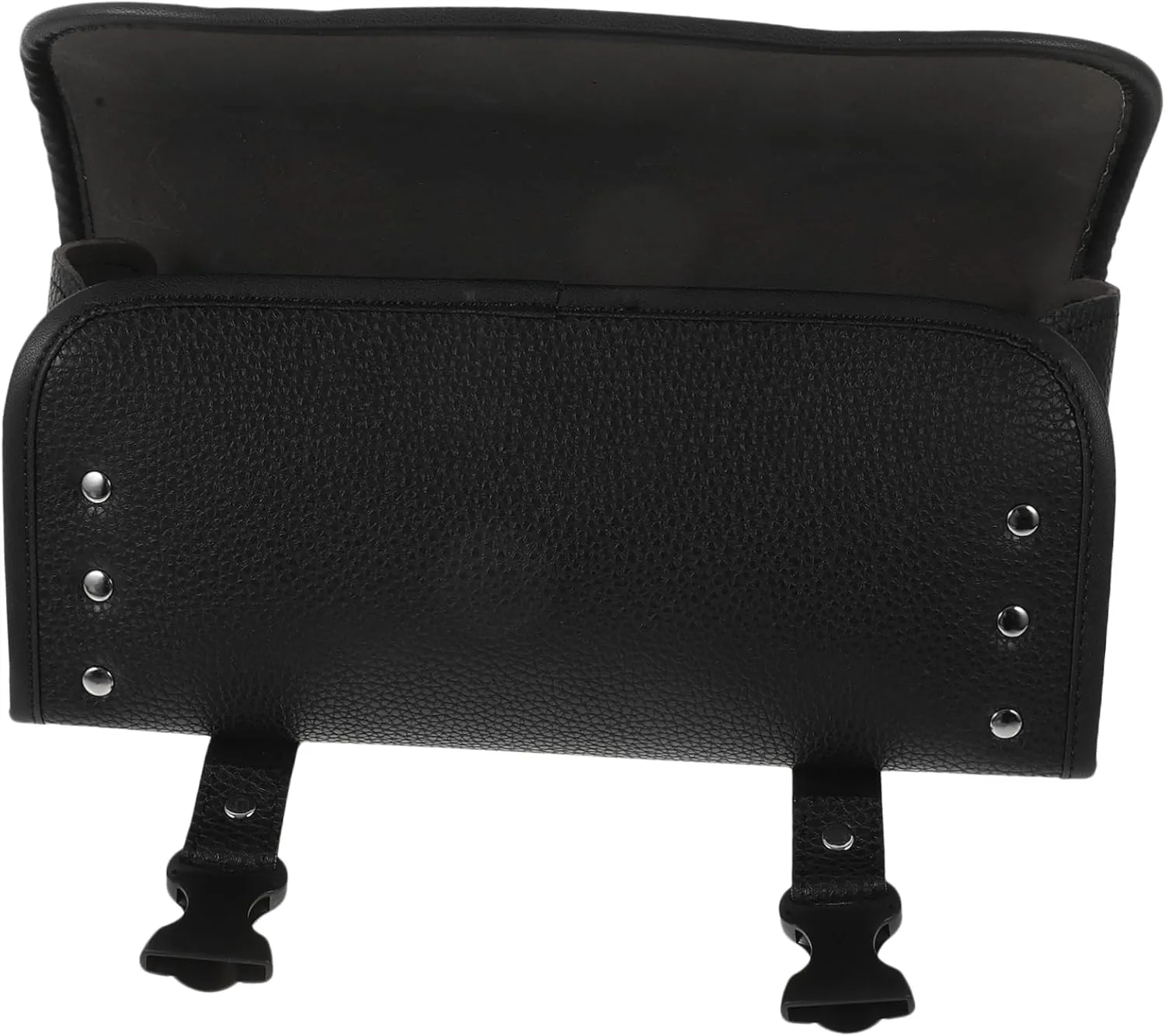Luxshiny Motorcycle Saddlebag PU Leather Fork Bag Organizer for Easy Access and Weather Protection Durable Side Bag for Tools and Travel Items for Motorcycles and Electric Vehicles