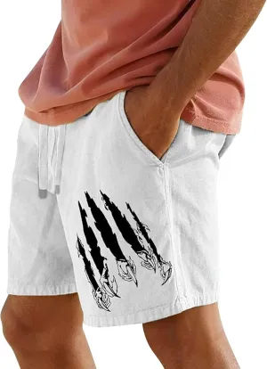 Male Swim Gradient Tie Dye Sports Shorts Casual Beach Couple Pants Short for Men Elastic Waist Mens Blue