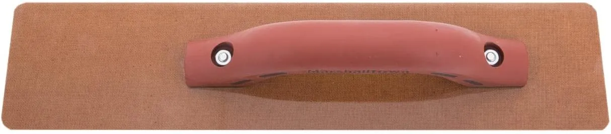 MARSHALLTOWN Resin Hand Float, 16 x 3-1/2 Inch, DuraSoft Handle, Laminated Canvas Resin, Concrete Tool, Easily Works Color Hardeners into Concrete, Square End, Concrete Tools, Made in USA, 4526D