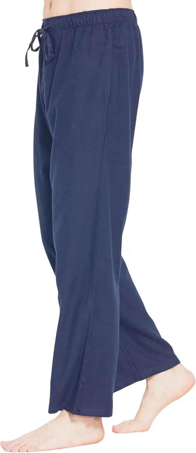 Men's 100% Cotton Super Soft Flannel Plaid Pajama Pants