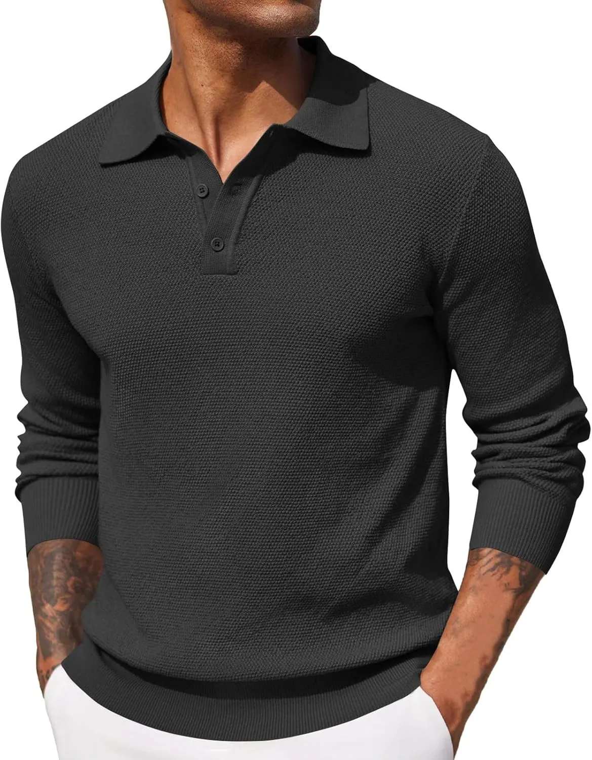 Mens Long Sleeve Tee Shirts Solid Cotton and Linen Hooded Shirt Casual Button Classic Work Shirt Men Shirt Mens